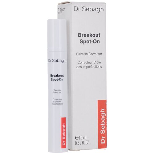 комплекс для жирной кожи и кожи с акне dr sebagh breakout powder cream Крем для лица Dr Sebagh, локального воздействия, с никотинамидом и пироглютаматом цинка, для жирной кожи и кожи с акне, 15 мл