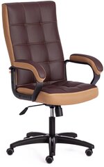 Компьютерное офисное кресло TRENDY TetChair кож/зам/ткань, коричневый/бронзовый, 36-36/21