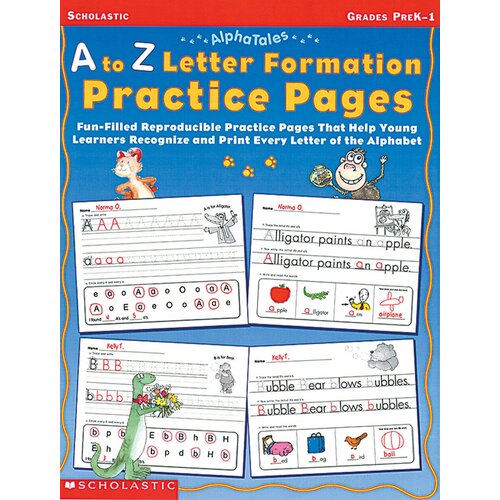 AlphaTales: A to Z Letter Formation Practice Pages