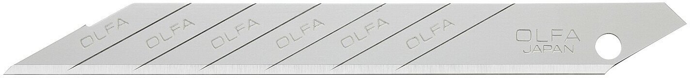 Лезвие OLFA сегментированное для графических работ, 9х80х0,38мм, 10шт