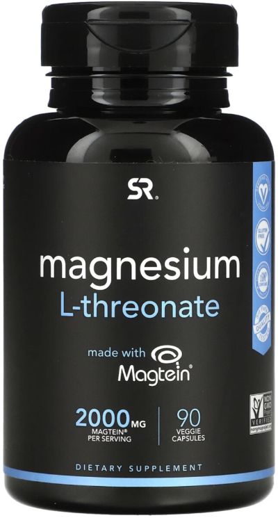 Sports Research Magnesium L-Threonate Магний треонат 2 000 mg 90 капсул