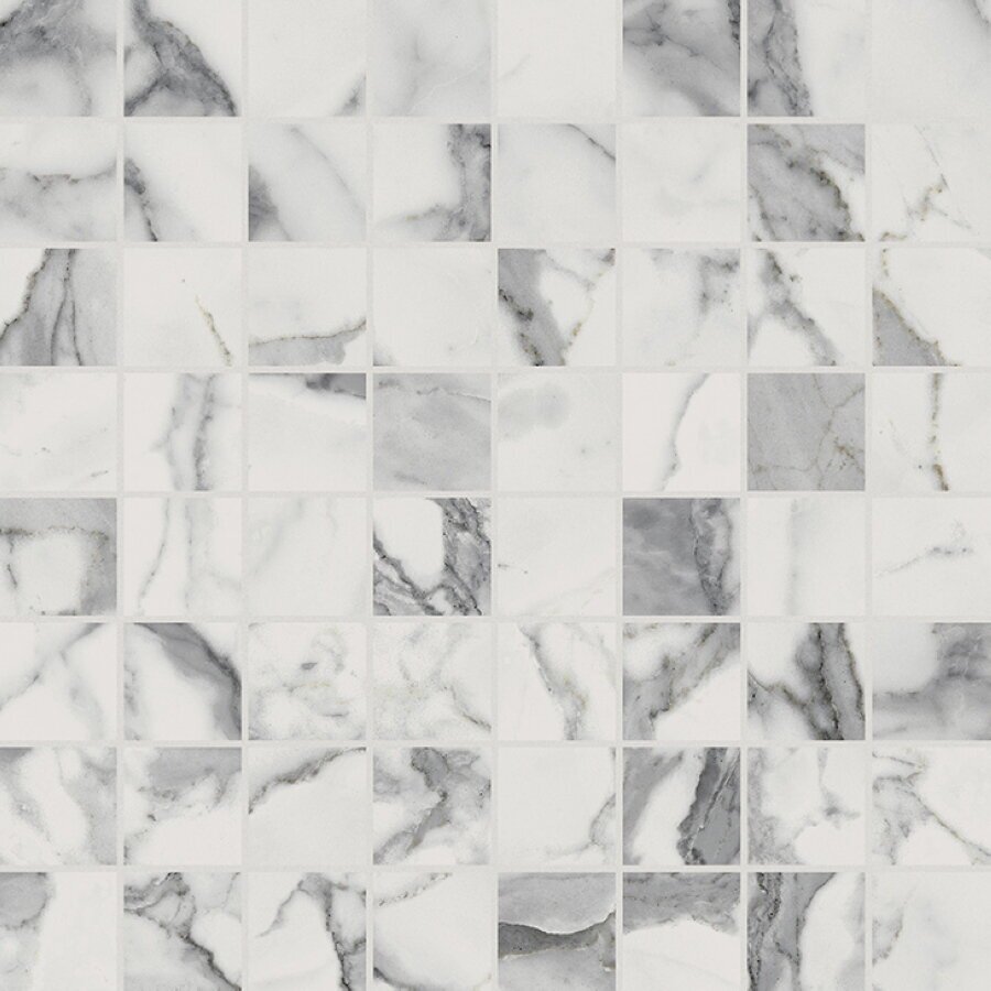 Плитка Италон Charme Evo Statuario Lux Mosaico 3.5х3.5 29.2x29.2 610110000100 мрамор гладкая, глянцевая морозостойкая