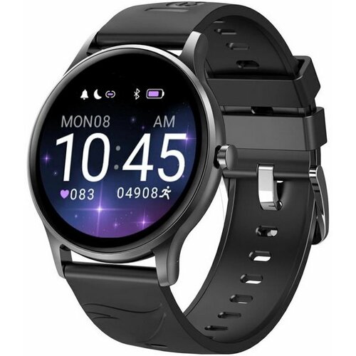 Смарт-часы Capella 128 уведомления пульс давление кислород шагомер черные 549900₽