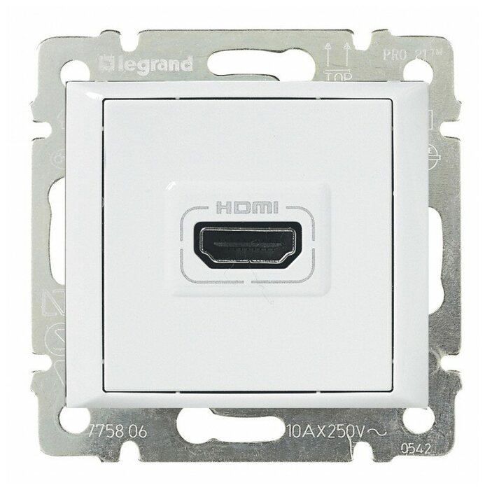 Телекоммуникационная розетка Legrand 770085 Valena, белый — купить по ...