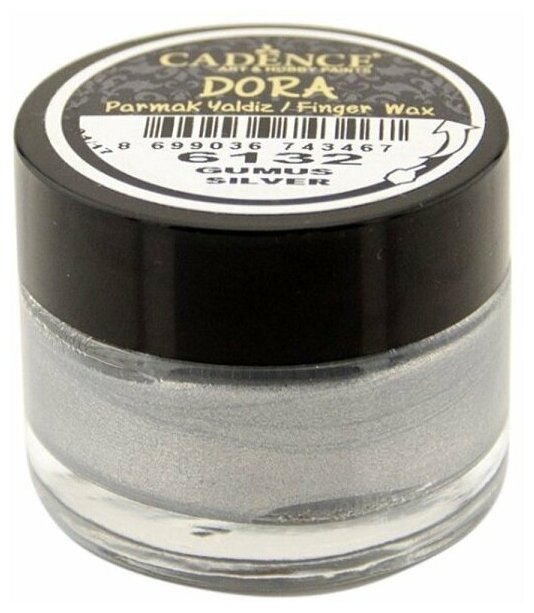 Воск для золочения Cadence Dora Water Based Finger Wax 20 ml. Silver-6132