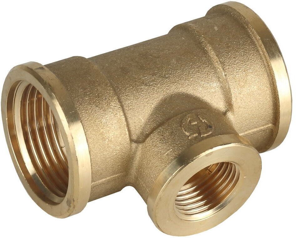 GENERAL FITTINGS внутренняя резьба 3/4″-1/2″-3/4″, латунь, Переходной тройник (51061-3/4-1/2-3/4)