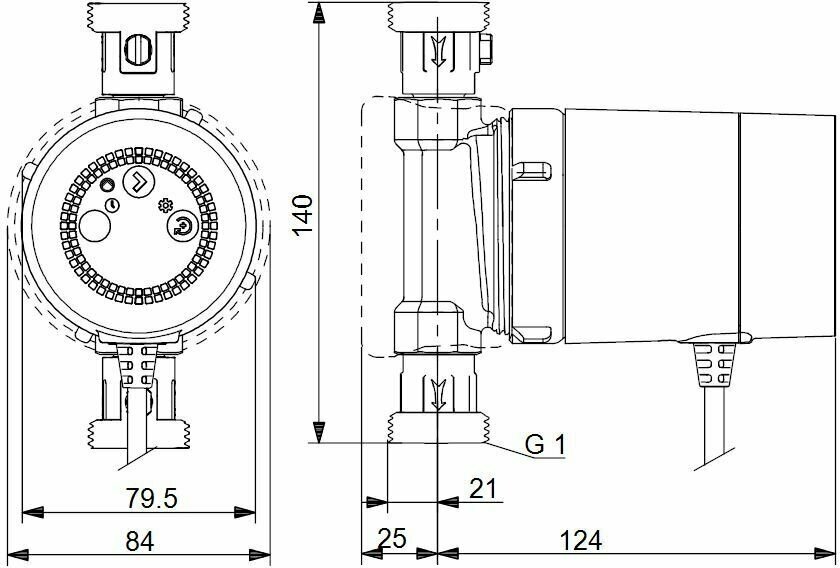 Циркуляционный насос Grundfos COMFORT 15-14 BXDT PM (7 Вт) - фотография № 6