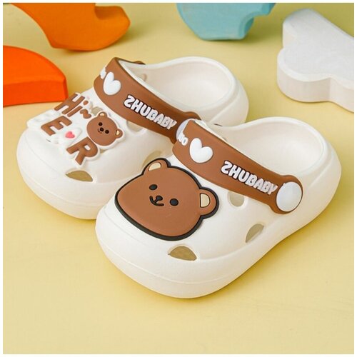 Сабо нескользящая подошва, размер 21/22, белый