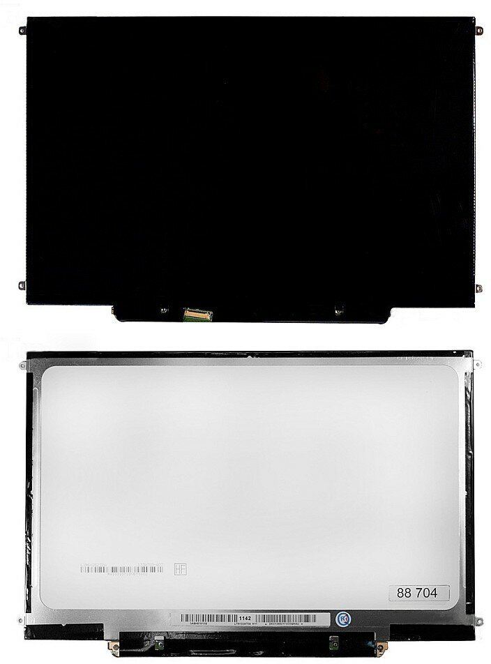 Матрица для ноутбука 13.3" 1280x800 WXGA, 30 pin LVDS, Slim, LED, TN, крепления слева/справа (уши), глянцевая. PN: LTN133AT09.