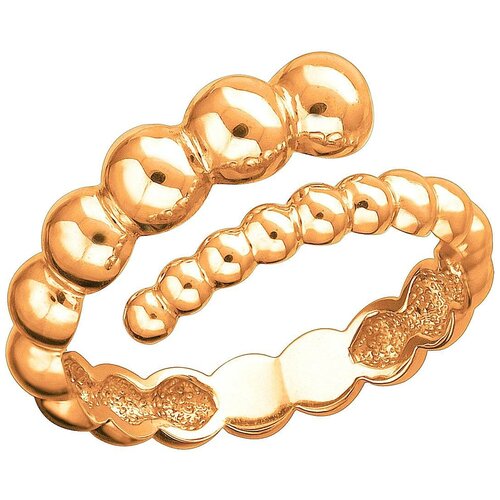 фото Эстет кольцо из красного золота 01к0112584, размер 19.5