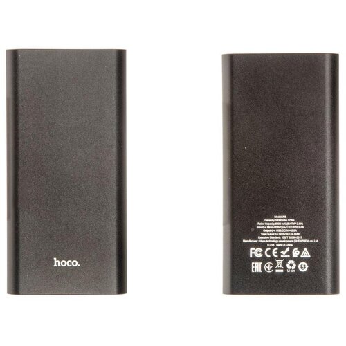 Внешний аккумулятор ультратонкий Power Bank HOCO J68 Resourceful 5V 20A 10000mAh черный 174700₽