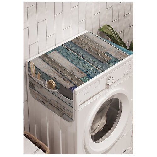 фото Органайзер для хранения "несовершенный забор" на стиральную машину, 45x120 см ambesonne
