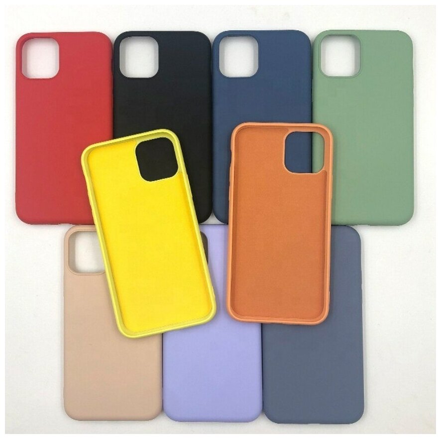 Чехол-накладка для iPhone 11 Pro VEGLAS SILICONE CASE NL лимонный (37)