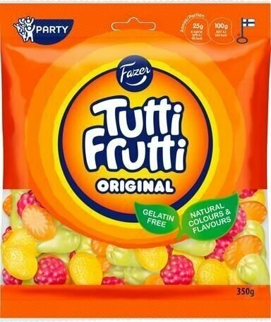 Конфеты Fazer Tutti Frutti Original 350 г (Из Финляндии)