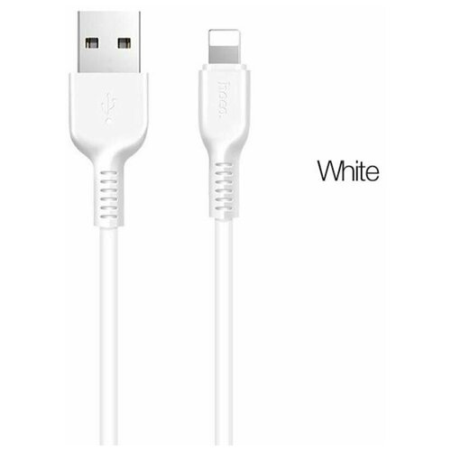 Кабель USB - Lightning (для iPhone) Hoco X20 (2 м.) Белый горящие скидки hoco rc3white