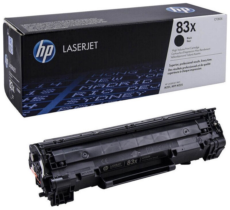 Двойная упаковка картриджей HP 83X черный [cf283xd] - фото №3