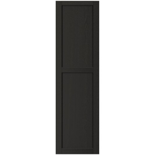 LERHYTTAN лерхюттан дверь 40x140 см черная морилка