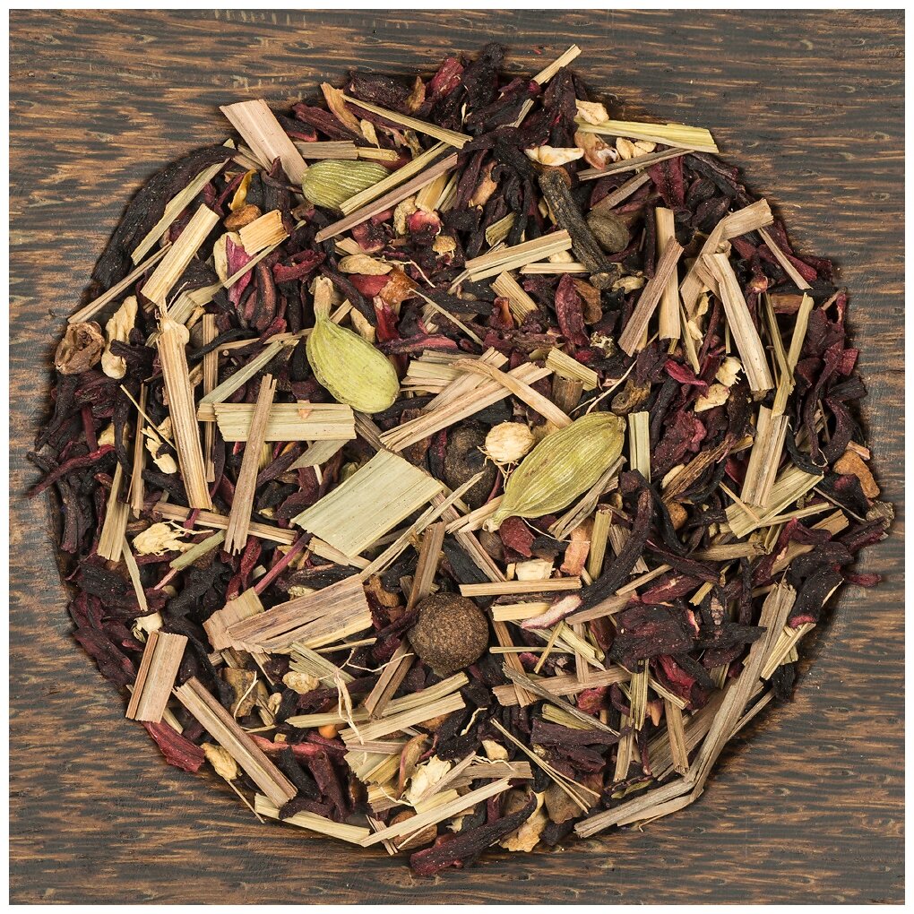 Чай красный цветочный Глинтвейн, весовой, листовой напиток "JustMont" 50 гр - фотография № 4