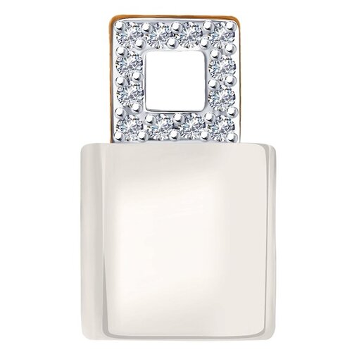 фото Sokolov подвеска из золота с бриллиантами и керамической вставкой 6035070