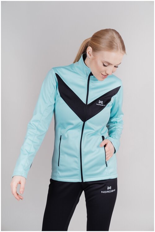 Женская лыжная беговая куртка Nordski Base (42/XS, mint)