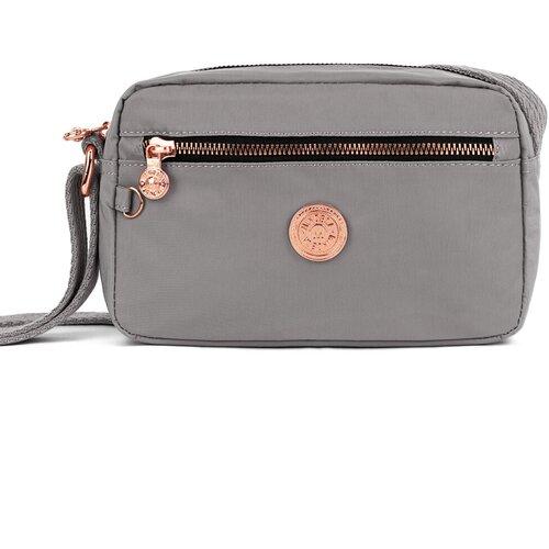 Сумка  кросс-боди MINDESA повседневная, полиэстер, внутренний карман, регулируемый ремень, фиолетовый