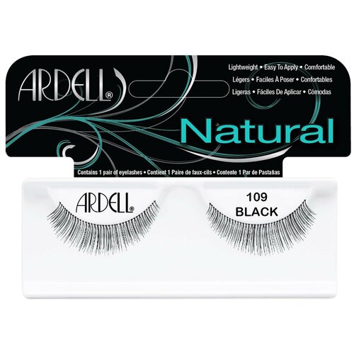 Ardell накладные ресницы Natural Fashion Lash 109, black, 2 шт. ресницы накладные ardell fashion lash 1 шт