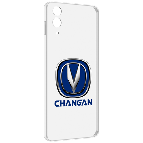 Чехол MyPads Changan-чанган мужской для Samsung Galaxy Z Flip 4 (SM-F721) задняя-панель-накладка-бампер