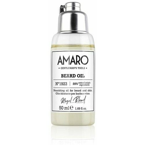 Питательное масло для бороды, FarmaVita, AMARO BEARD OIL, 50 мл