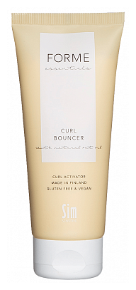 Sim Sensitive, Forme Curl Bouncer - крем для волос кудрявых и вьющихся с маслом семян овса, 100 мл
