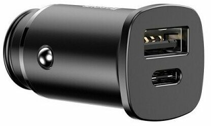 Автомобильная зарядка Baseus PPS 30W Max Car Charger, черный