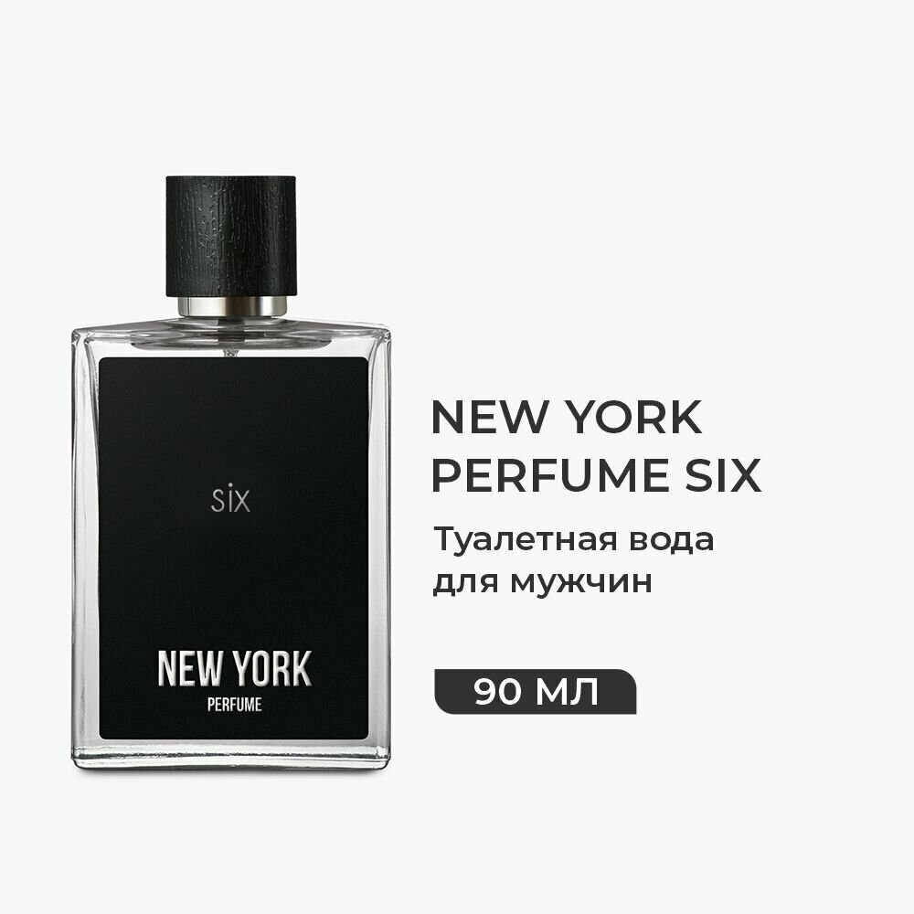 Духи мужские NEW YORK PERFUME SIX Туалетная вода, парфюм 90 мл