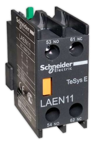 Контакт фронтальный 1НО+1НЗ для LC1E Schneider Electric, LAEN11