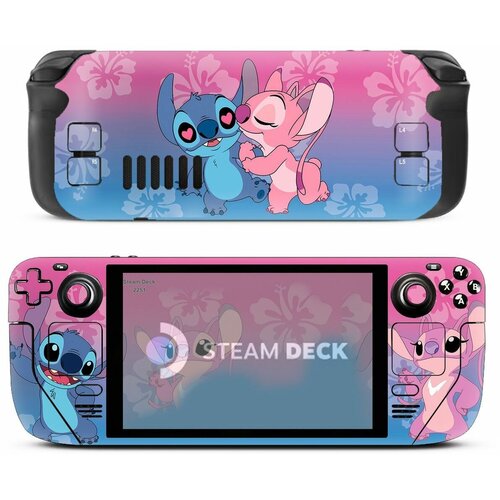 Наклейка виниловая для Steam Deck, защитная плёнка Лило и Стич
