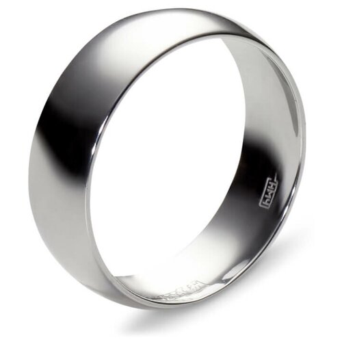 фото Эстет обручальное кольцо из белого золота 01о020140, размер 15.5