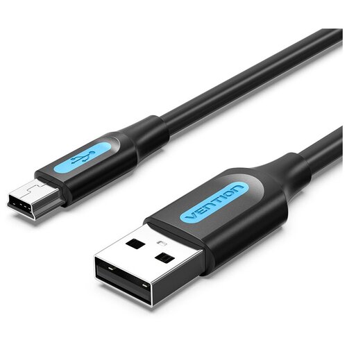 Кабель Vention USB 2.0 AM/mini B 5pin - 2м аксессуар vention usb 2 0 am mini b 5pin 1 5m combg