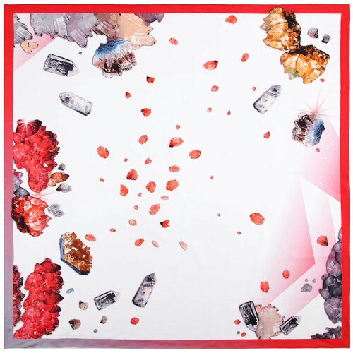 фото Cxss2211-1 платок жен. 100% шелк 90x90 fabretti