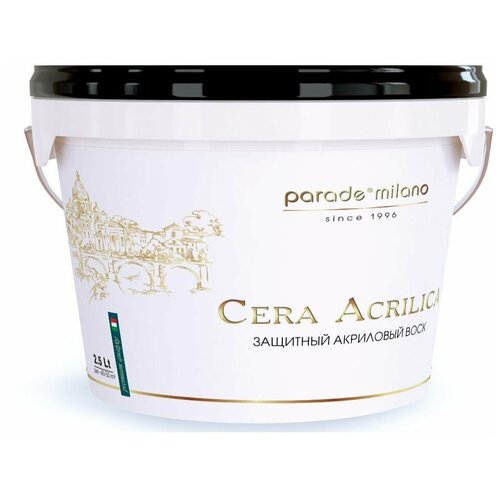 0005705 Декоративный защитный воск акриловый PARADE Cera Acrilica 25л 4670₽