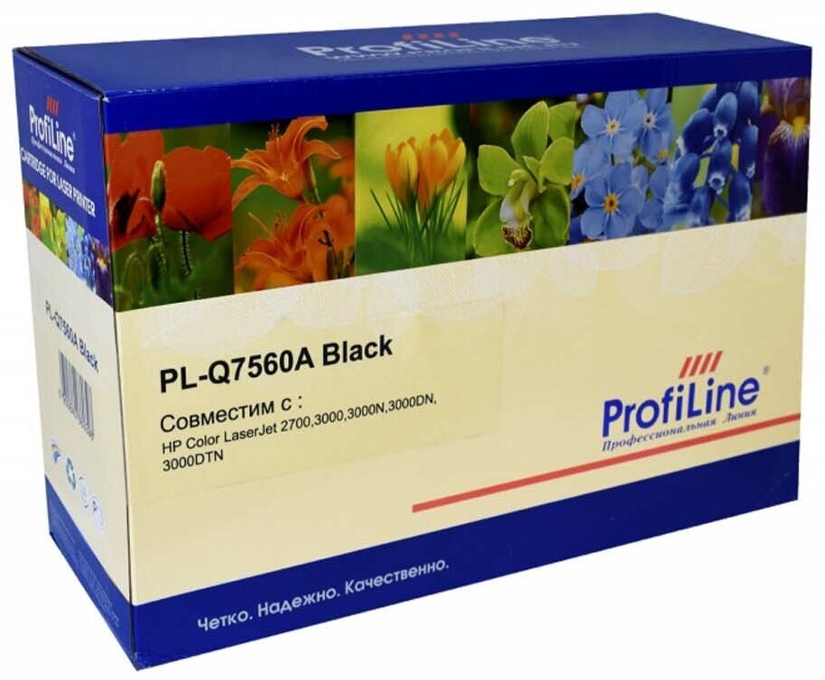 Картридж Q7560A для HP Color LaserJet 3000, 2700 ProfiLine черный
