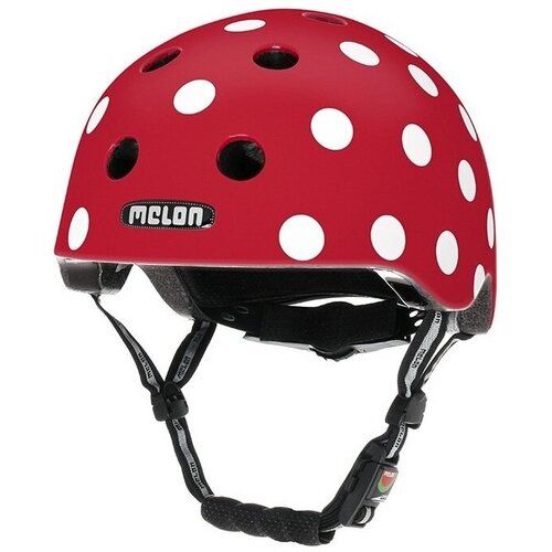 фото Шлем melon urban active dotty white m-l (52-58) красный/белый