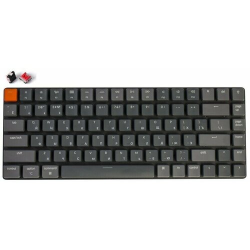 Ультратонкая беспроводная механическая клавиатура Keychron K3 Низкопрофильный оптический Keychron - красный Low Profile Keychron Optical Red 1229000₽