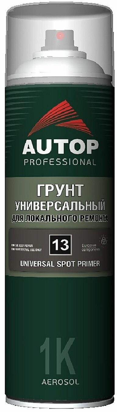 Грунт универсальный для локального ремонта №13 серый 650мл AUTOP Автон