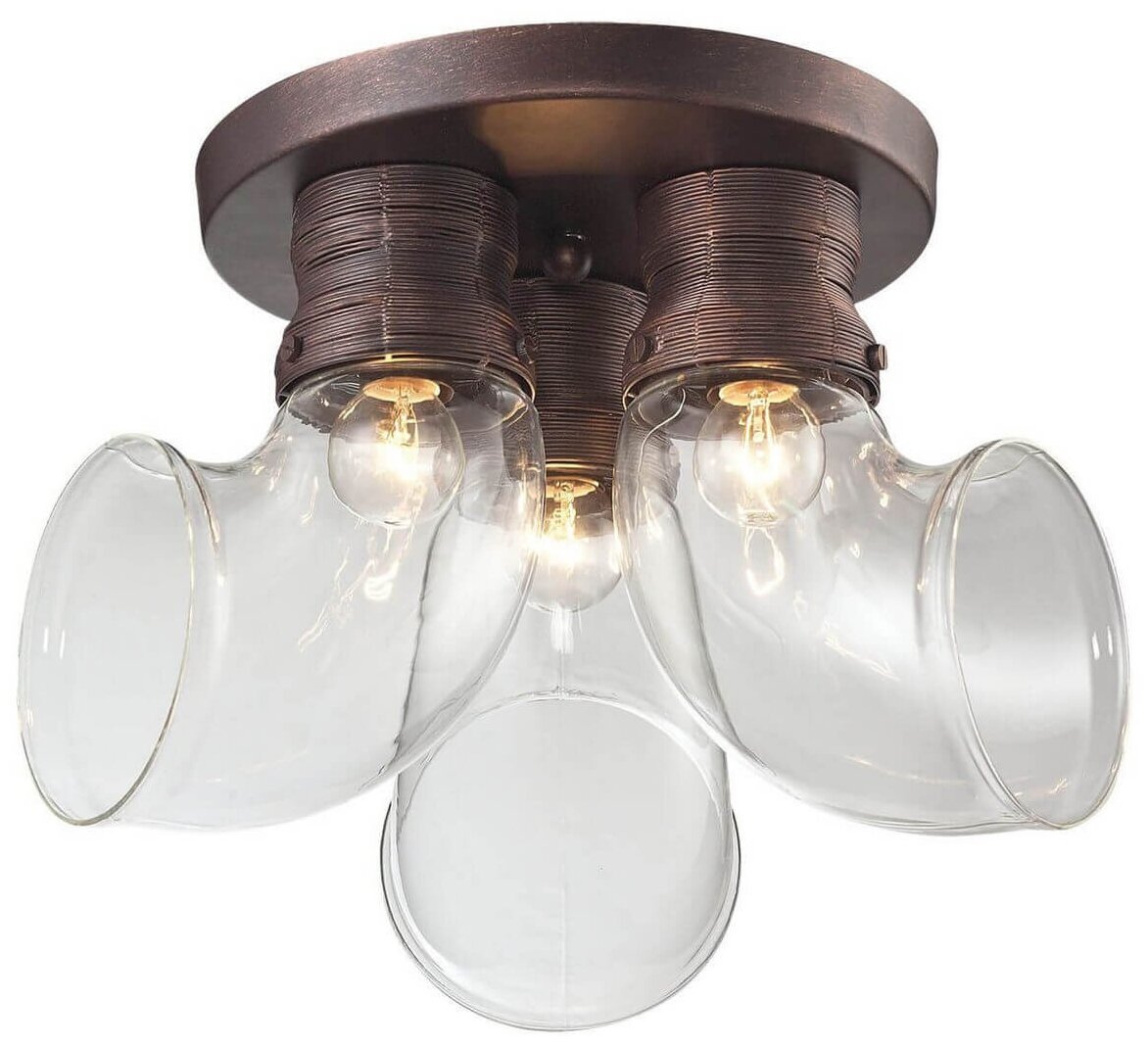 Потолочный светильник в стиле Loft - Lussole - LSP-9327 - коричневая