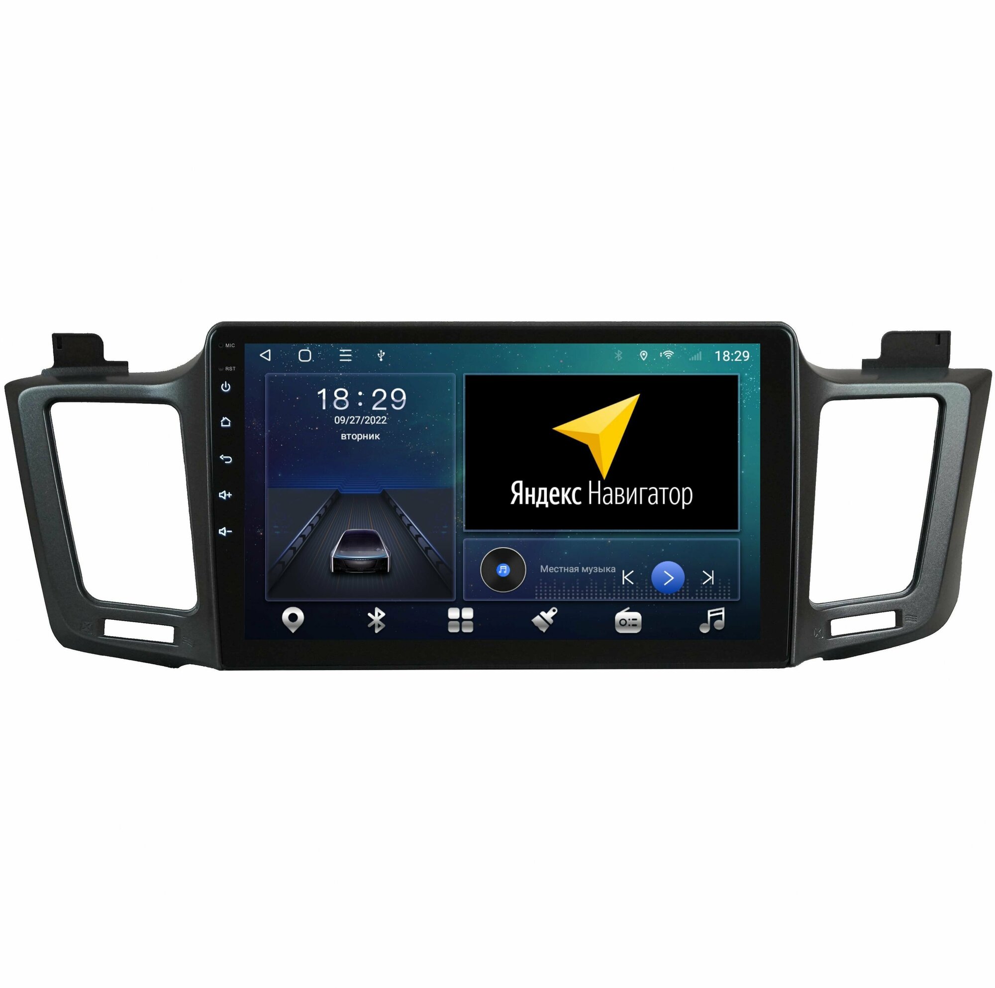 Магнитола Epic T18 Toyota RAV4 2013-2020 - Android 12 - Процессор 8 ядерный - CarPlay - IPS экран - DSP - 4G(Sim)