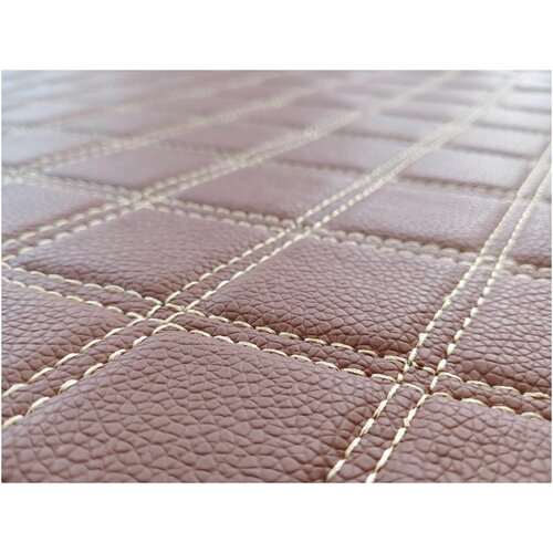 Экокожа стеганая прошитая 