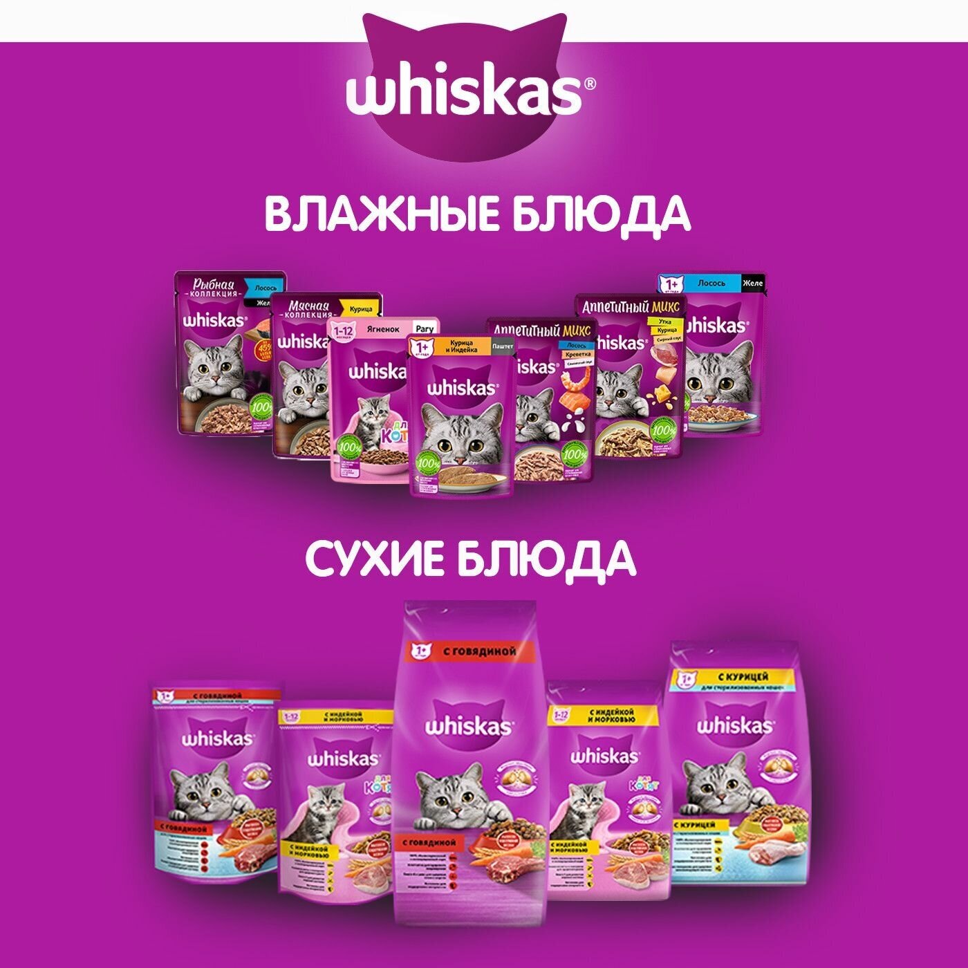 Влажный корм для стерилизованных кошек Whiskas с курицей 350 г - фотография № 8