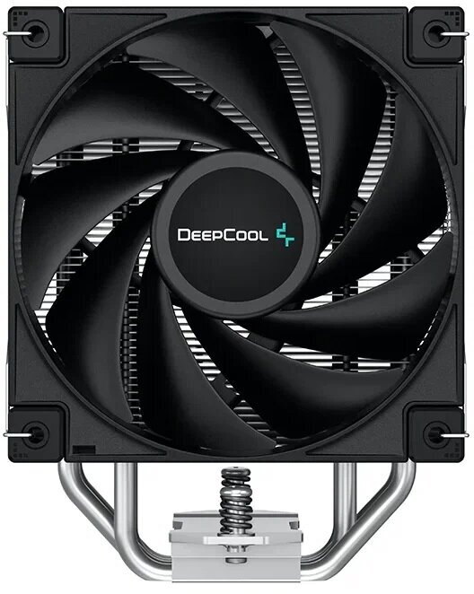 Кулер для процессора DEEPCOOL AK400 LGA1700/1200/115X/AM5/AM4 (18шт/кор, TDP 260W, PWM, Fan 120mm, 4 тепл. Трубки, черный) RET (AK400) - фото №1