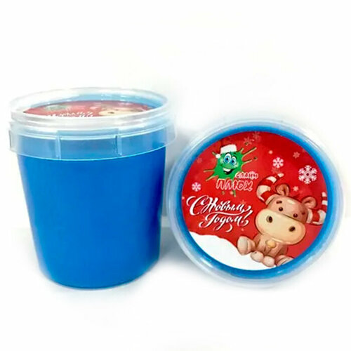 Лизун Слайм Плюх голубой 