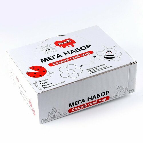 Плюх Слайм BOX 4 клея, набор по созданию слайма