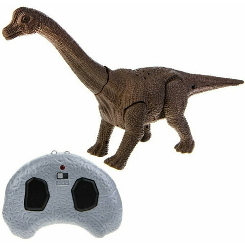 игрушка интерактивная 1toy robolife робо тираннозавр со световыми и звуковыми эффектами с пультом ду Игрушка на радиоуправлении RoboLife Робо Брахиозавр