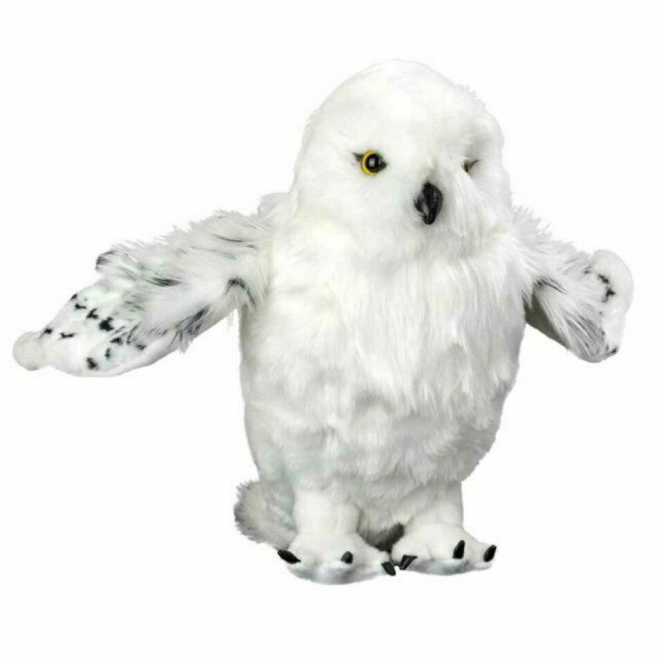 Сова Букля мягкая плюшевая Гарри Поттер (Harry Potter Hedwig Collector Plush) - Фантастические Твари